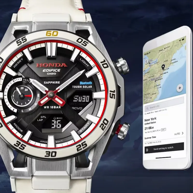 Edifice Honda Limited Edition Solar Bluetooth Racing Men’s Watch- ECB-2300HR-1A